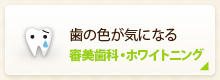 歯の色が気になる 審美歯科